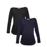LuvmaBelly MYRA2301-2302 Hamile T-shirt Seti