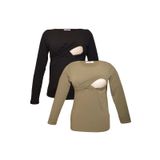 LuvmaBelly MYRA2701-2707 Emzirme T-shirt Seti