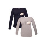 LuvmaBelly MYRA2702-2704 Emzirme T-shirt Seti
