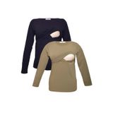 LuvmaBelly MYRA2702-2707 Emzirme T-shirt Seti