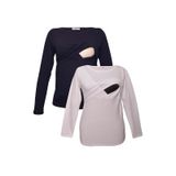 LuvmaBelly MYRA2702-2708 Emzirme T-shirt Seti