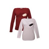 LuvmaBelly MYRA2703-2708 Emzirme T-shirt Seti