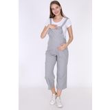 LuvmaBelly MYRA6100 Gri Hamile Salopet