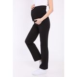 Luvmabelly Myra8500 Beli Ayarlanabilir Hamile Günlük Ev Pantolonu, Siyah, 3XL