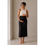 Luvmabelly MYRA9036- Saten Etek -Siyah