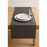 Luvora Home Nova Serisi Keten Runner - Antrasit