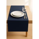 Luvora Home Nova Serisi Keten Runner - Lacivert