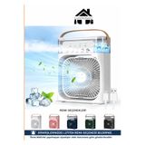 luvroshe 5 Başlık 21 CM BÜYÜK BOY Vantilatör Brushless Motor Mini Buzlu Fan Klima Nemlendirici H2o Hava Soğutucu