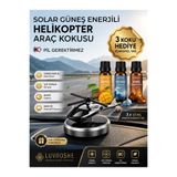 luvroshe Güneş Enerjili Araba Kokusu yayıcı Helikopter Oto(ODA) sıradışı Aksesuar Arabanıza Hediye Edin helikopter solar enerji
