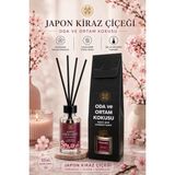 Luvroshe Japon Kiraz Çiçeği Çubuklu Oda Kokusu Kokulu Çubuk Çubuklu Ortam Kokusu , Ofis Ev Banyo Kokusu 50ML