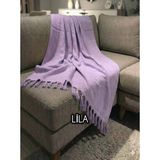 Luwino Home Koltuk Örtüsü , Tv Şalı , Throw ,yatak Örtüsü , Çok Amaçlı Örtü , Lila Renk 180X200 cm - 180 x 200 cm