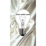 LUX 40W Akkor Flamanlı Ampul 220V Sarı Işık Şeffaf Cam