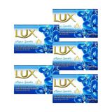 Lux 5 Ad. Lüx Sabun Mavi 80 Gr. Aqua Sparkle