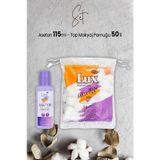 Lux Aseton 115 ml ve Top Makyaj Pamuğu 50'li