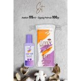 Lux Aseton 115 ml ve Zigzag Pamuk 100 gr Extra Güçlü Besleyici Formül ile Kusursuz Temizlik