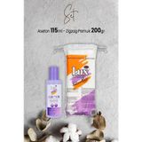 Lux Aseton 115 ml ve Zigzag Pamuk 200 gr