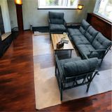Lüx Bahçe Balkon Mobilyası , Koltuk Takımı , Cafe 3-1-1 Sehba Takımı Antrasit