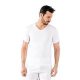 Lüx Drm Beyaz V Yaka Pamuklu Kısa Kollu Erkek Atlet 203, XL, a04308-869SLC0009424