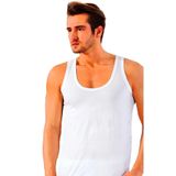 Lüx Drm Erkek Beyaz Büyük Beden Battal Pamuklu Atlet, 4XL, B027LX-19804IGP264461