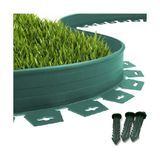 Lux Garden Çim Ayırıcı 5 M Yeşil Çim Sınırlayıcı Taş Toprak Ayıracı Çim Ayracı Çim Ayırıcı Bariyeri