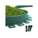 Lux Garden Çim Ayırıcı Yeşil Çim Sınırlayıcı Taş Toprak Ayıracı Bariyer 25 M