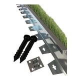 Lux Garden Sert Düz Metal Galvaniz Çim Ayırıcı 8 M 4 X 2 M Çim Sınırlayıcı Ayıracı Çim Ayracı Çim Ayırıcı