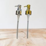 Lüx Gold ve Metal 2 Adet Yedek Sıvı Sabunluk Pompası 16 cm