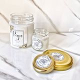 Lux Home 2 Li Kavanoz Set %100 Doğal Soya Wax Mum - Beyaz