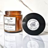 Lux Home Amber Kavanoz %100 Doğal Soya Wax Mum - Beyaz