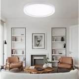 Lux Home Büyük Boy 24W Aydınlatma Tavan Glop Tavan Armatürü Balkon Banyo Lambası LED 6500K Beyaz