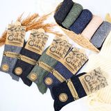 Lüx Kral Erkek ve Kadın Kışlık Termal Etkili (5'li Paket) Lambswool Kuzu Yün Çorap - 40 - Renkli
