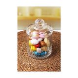 Lüx Kristal Büyük Cam Şekerlik & Cam Lokumluk, Kesme Cam Lüx Şekerlik 13CM*7.8CM - 06638 - standart