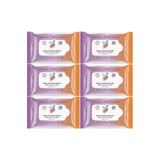 LUX Makyaj Temizleme Mendili, 120 Yaprak (6 Paket x 20 Yaprak), Tüm Cilt Tipleri İçin