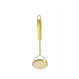 Lüx Metal Uzun Paslanmaz Gold Patates Ezici