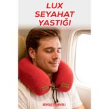 Lux Ortopedik Seyahat Yastığı Visco Boyun Destekli Seyahat Yastığı - Kırmızı | Ergo Travel