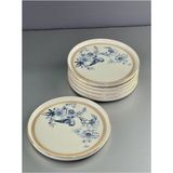 Lüx Seri Porselen 6 Lı 20 Cm Pasta Tabağı