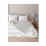 Lux Touch Alaçatı Yeşil %100 Pamuklu Müslin Yumuşacık Elyaf Dolgulu Yatak Örtüsü Çift Kişilik 230x250 Cm