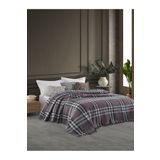 Lux Touch Scotch Antrasit Çift Kişilik Pike 200 X 230 Cm Koltuk Yatak Kanepe Örtüsü Pamuklu