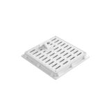 LUX WARES 30x30 Izgaralı Plastik Rögar Menhol Kapak Ve Çerçeve