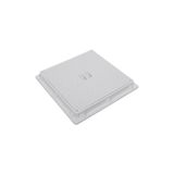 LUX WARES 35x35 Rögar Kapağı / Havuz Kapağı / Peyzaj Kapağı / Plastik Kapak / Çerçeve Düz Kapak