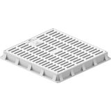 Lux Wares 55x55 Izgaralı Plastik Rögar Kapağı + Çerçeve