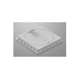 LUX WARES Plastik Kare Rögar Kutusu Kapak Çerçeve(EL TUTMALI)500mm. Lüxwares