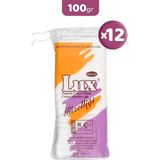 Lux Zigzag Pamuk 100 gr x 12 Hidrofil Pamuk ile Kişisel Hijyen ve Makyaj Temizliği İçin