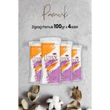 Lux Zigzag Pamuk 100 gr x 4 Adet Hidrofil Pamuk Kişisel Hijyen ve Makyaj Temizliği İçin
