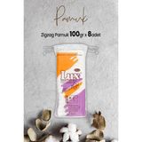Lux Zigzag Pamuk 100 gr x 8 Adet Hidrofil Pamuk Kişisel Hijyen ve Makyaj Temizliği İçin