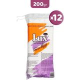 Lux Zigzag Pamuk 200 gr x 12 Hidrofil Özellikli Makyaj Temizleme Mendilleri Kişisel Hijyen İçin