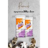 Lux Zigzag Pamuk 200 gr x 2 Adet Hidrofil Pamuk Kişisel Hijyen ve Makyaj Temizliği İçin