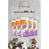 Lux Zigzag Pamuk 200 gr x 5 Adet Hidrofil Pamuk Kişisel Hijyen ve Makyaj Temizliği İçin
