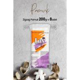 Lux Zigzag Pamuk 200 gr x 8 Adet Hidrofil Pamuk Kişisel Hijyen ve Makyaj Temizliği İçin
