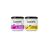 Luxara Home 2’Li El Yapımı Kokulu Mum Seti – Orkide & Vanilya – Dekoratif Cam Kavanoz